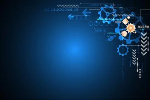 Vector abstract background technology concept. 스톡 일러스트