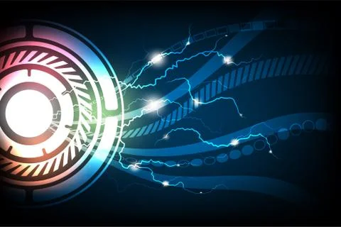 Vector abstract background technology concept. Stock Illustration