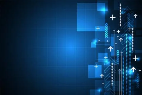 Vector abstract background technology concept. Stock Illustration