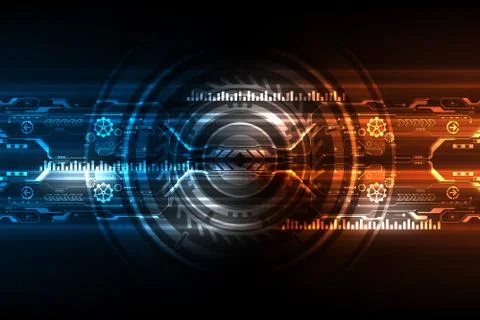 Vector abstract background technology concept. Stock Illustration