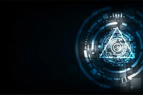 Vector abstract background technology concept. Stock Illustration