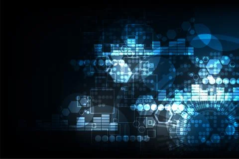 Vector abstract background technology concept. Stock-Illustration