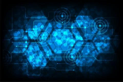 Vector abstract background technology concept. Stock-Illustration