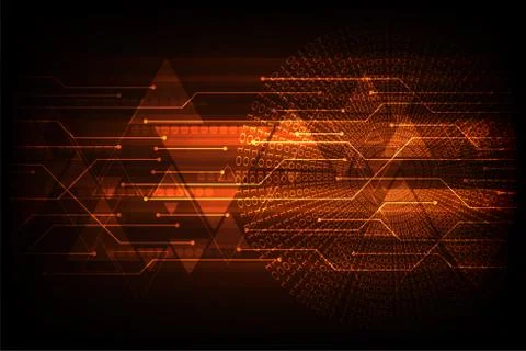 Vector abstract background technology concept. Stock Illustration