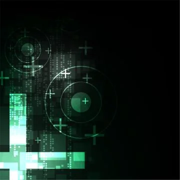 Vector abstract background technology concept. Stock Illustration