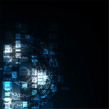 Vector abstract background technology concept. Stock Illustration