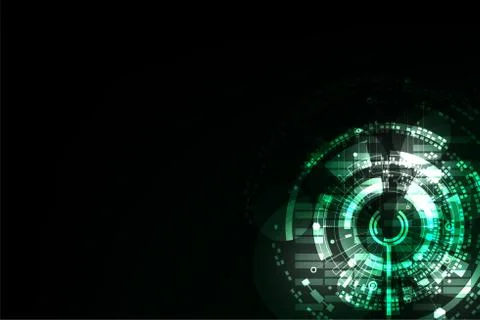 Vector abstract background technology concept. Stock Illustration