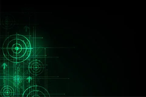Vector abstract background technology concept. Stock Illustration