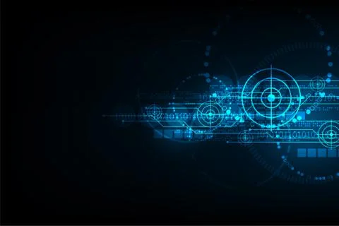 Vector abstract background technology concept. 스톡 일러스트