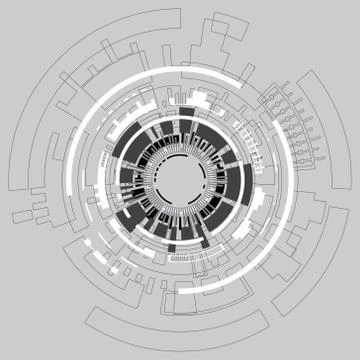 Vector abstract background technology concept. Stock-Illustration