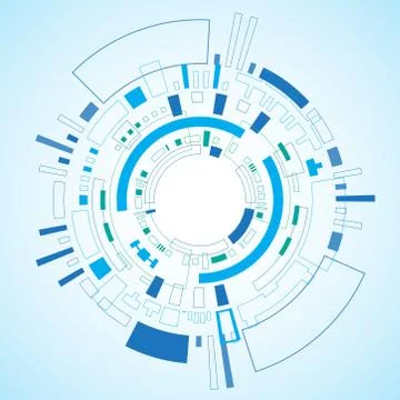 Vector abstract background technology concept. Stock-Illustration