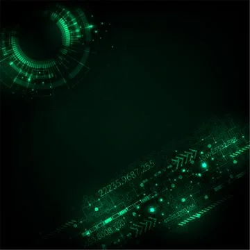 Vector abstract background technology concept. Stock Illustration