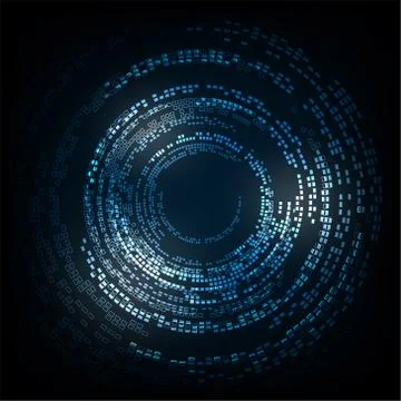 Vector abstract background technology digital design. Stock-Illustration