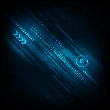 Vector abstract background technology digital design. Stock Illustration