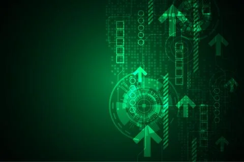 Vector abstract background technology of the future. Stock Illustration