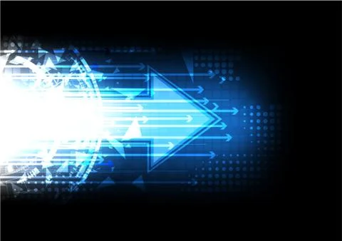 Vector abstract background technology illustration communication Stock Illustration