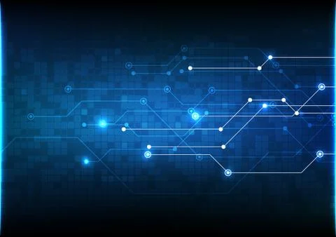 Vector abstract background technology illustration communication data securit Illustrazione stock