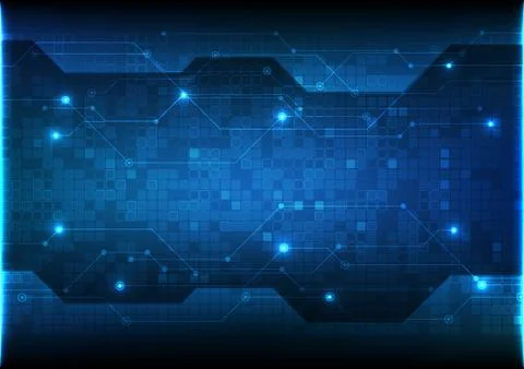 Vector abstract background technology illustration communication data securit Stock Illustration