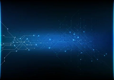 Vector abstract background technology illustration communication data securit Stock Illustration