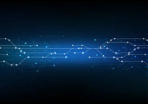 Vector abstract background technology illustration communication data securit Stock Illustration