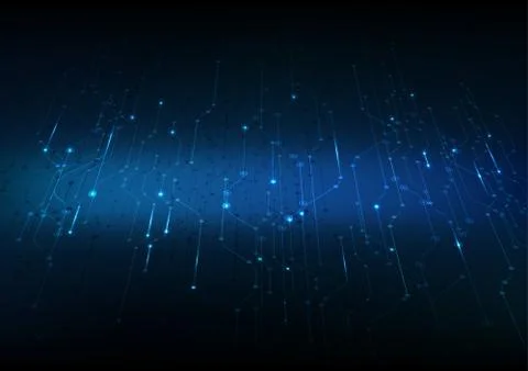 Vector abstract background technology illustration communication data securit Stock Illustration