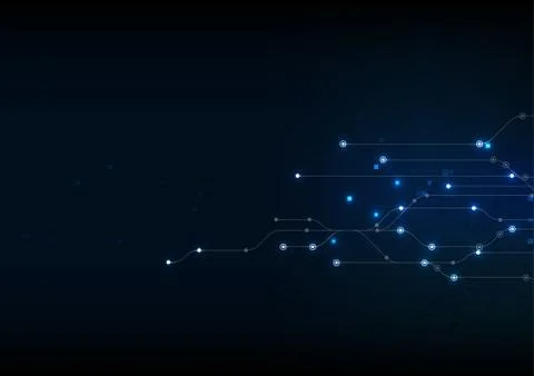Vector abstract background technology illustration communication data securit Stock Illustration