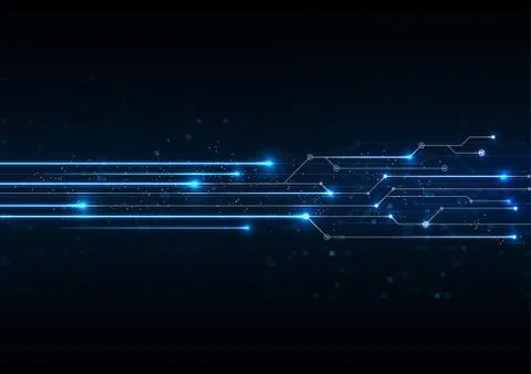 Vector abstract background technology illustration communication data securit Stock Illustration