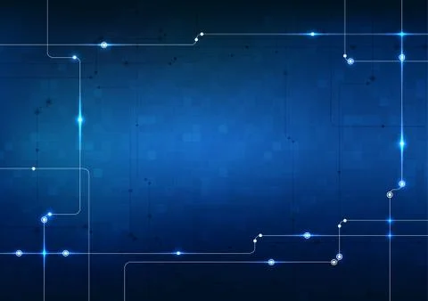 Vector abstract background technology illustration communication data securit Stock Illustration