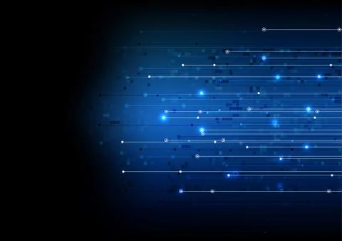 Vector abstract background technology illustration communication data securit Stock Illustration