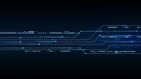 Vector abstract background technology illustration communication data securit Stock Illustration