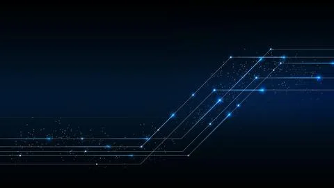 Vector abstract background technology illustration communication data securit Stock Illustration