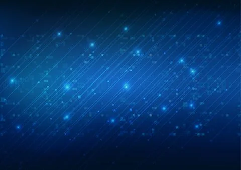 Vector abstract background technology illustration communication data securit Stock Illustration