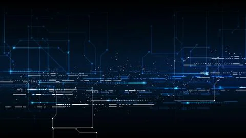 Vector abstract background technology illustration communication data securit Illustrazione stock