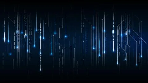 Vector abstract background technology illustration communication data securit Stock Illustration