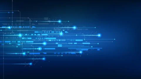 Vector abstract background technology illustration communication data securit Stock Illustration