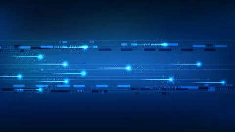 Vector abstract background technology illustration communication data securit Stock Illustration