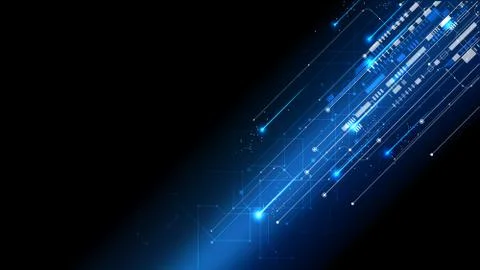 Vector abstract background technology illustration communication data securit 스톡 일러스트