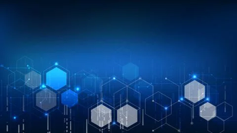 Vector abstract background technology illustration communication data securit Stock Illustration