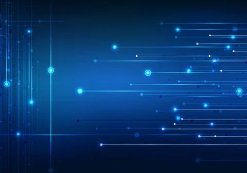 Vector abstract background technology illustration communication data securit Stock Illustration