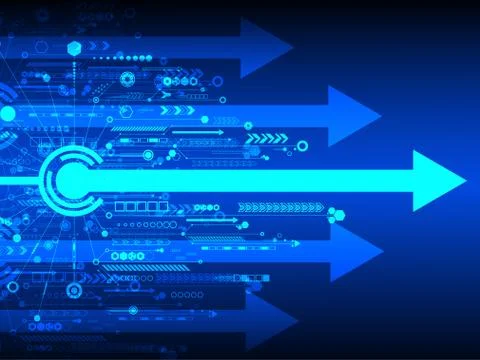 Vector abstract background technology innovation. Stock Illustration