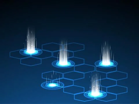 Vector abstract background technology innovation. Stockillustratie