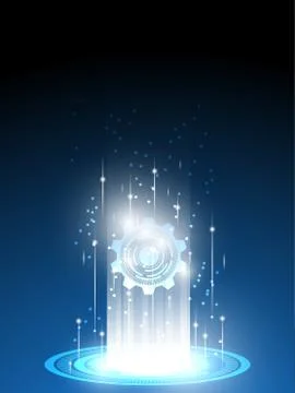 Vector abstract background technology innovation. Stock-Illustration