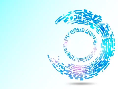 Vector abstract background technology innovation. Stock Illustration