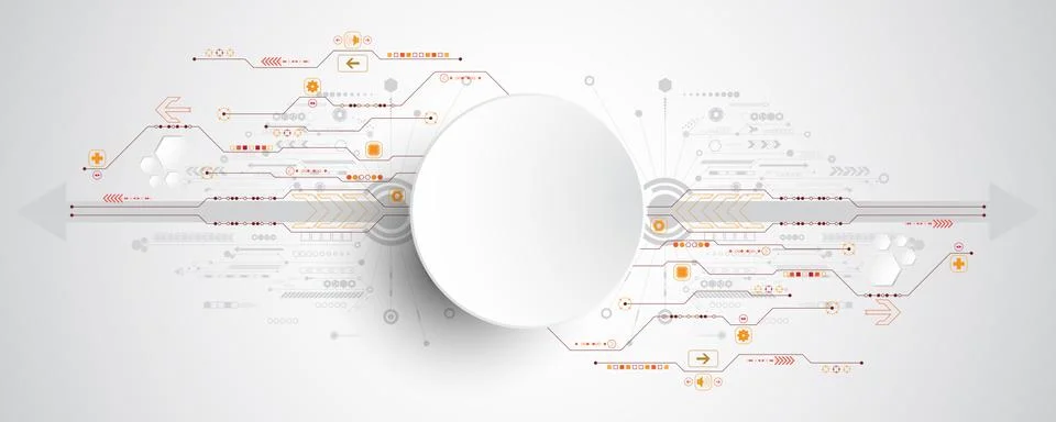 Vector abstract background technology innovation. 스톡 일러스트