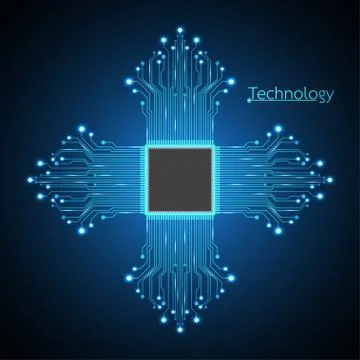 Vector abstract background technology innovation. イラスト素材