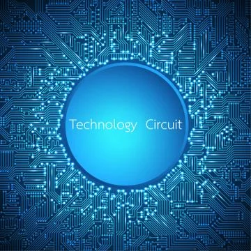 Vector abstract background technology innovation. Stock Illustration