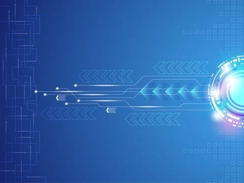 Vector abstract background technology innovation. Stock Illustration