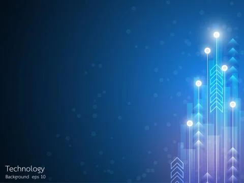 Vector abstract background technology innovation. Stock Illustration