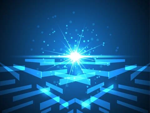 Vector abstract background technology innovation. Stock-Illustration