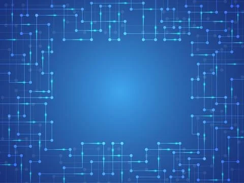 Vector abstract background technology innovation. Stock Illustration